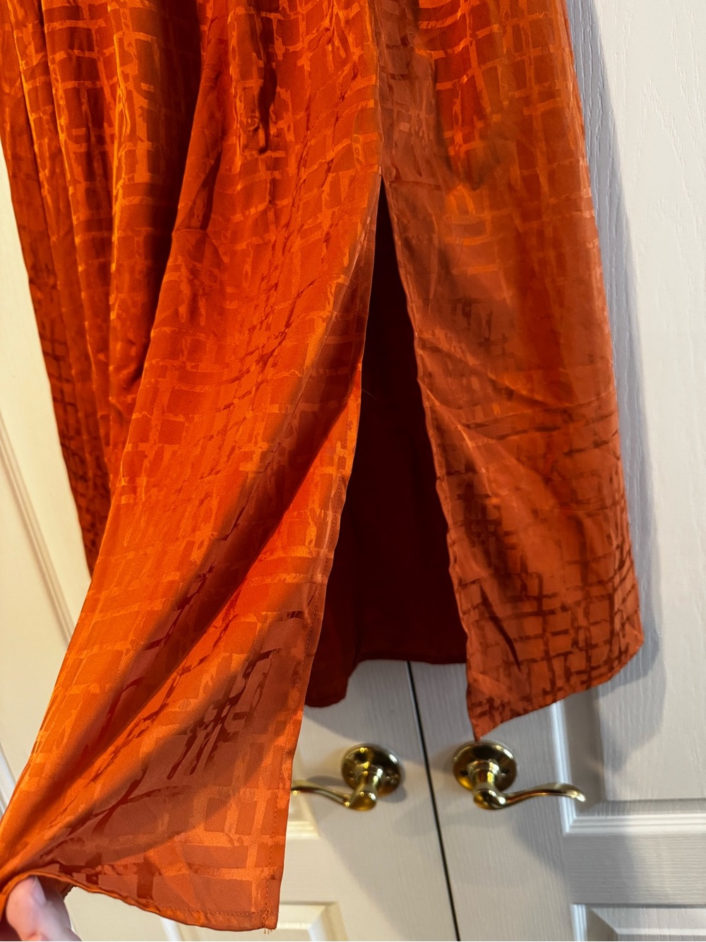 Sunday in Brooklyn by Anthropologie Rust Colored Maxi Skirt - Size S - Picture 2 of 5